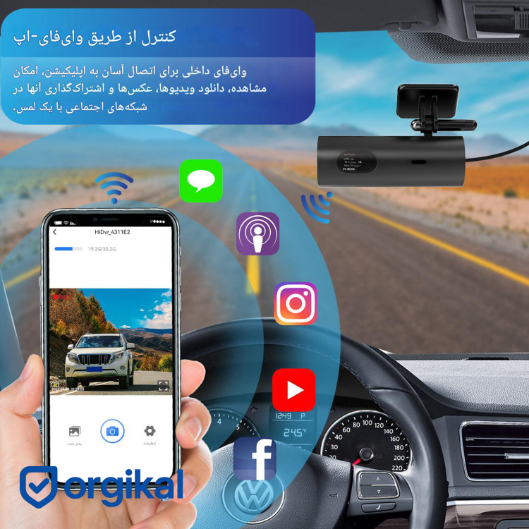 دوربین خودرو مدل LF10 4K