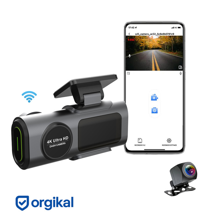 دوربین ثبت وقایع خودرو 4K Ultra HD با WiFi و GPS