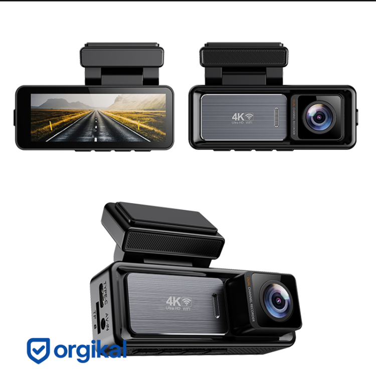 دوربین ثبت وقایع خودرو مدل M6 4K-WiFi به همراه دوربین عقب