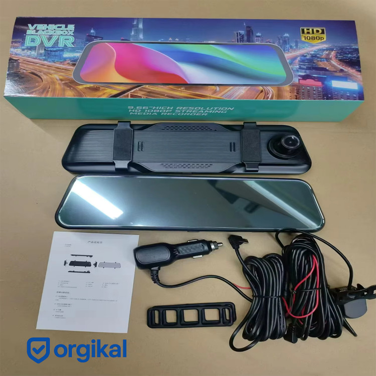 دوربین آینهای خودرو لمسی با صفحه نمایش IPS و کنترل آسان