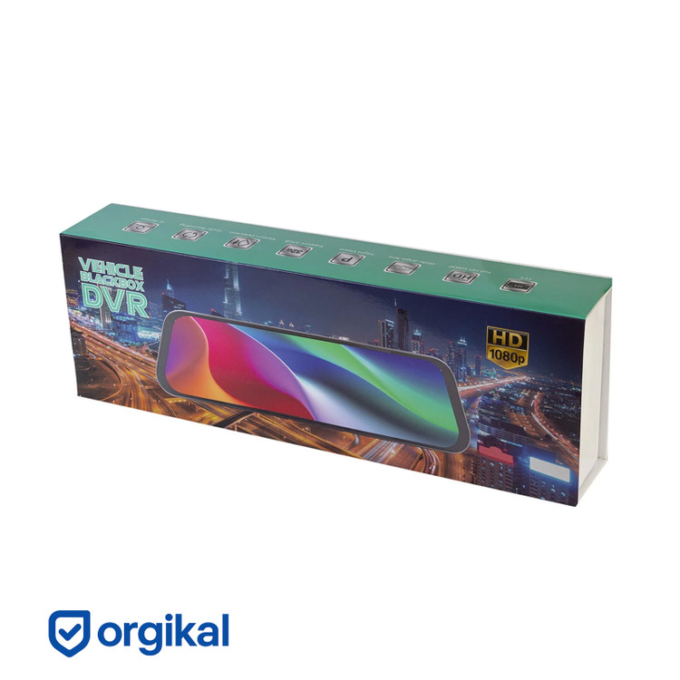 دوربین آینهای ثبت وقایع خودرو دو لنزه با طراحی حرفهای