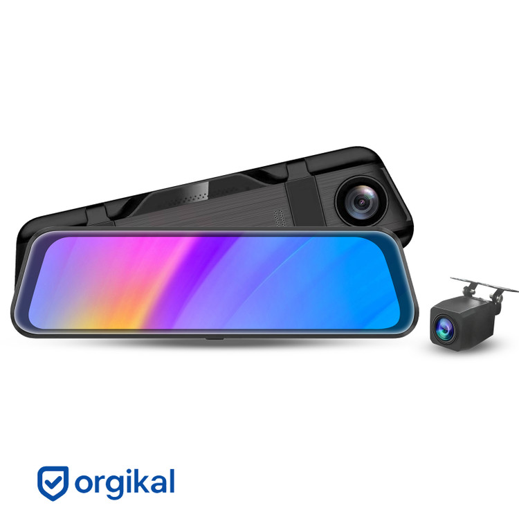 دوربین آینهای ثبت وقایع خودرو دو لنزه با طراحی حرفهای