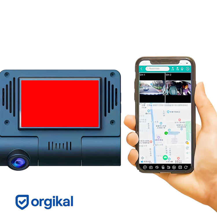 دوربین ثبت وقایع خودرو ۳ لنزه 4K مدل M8